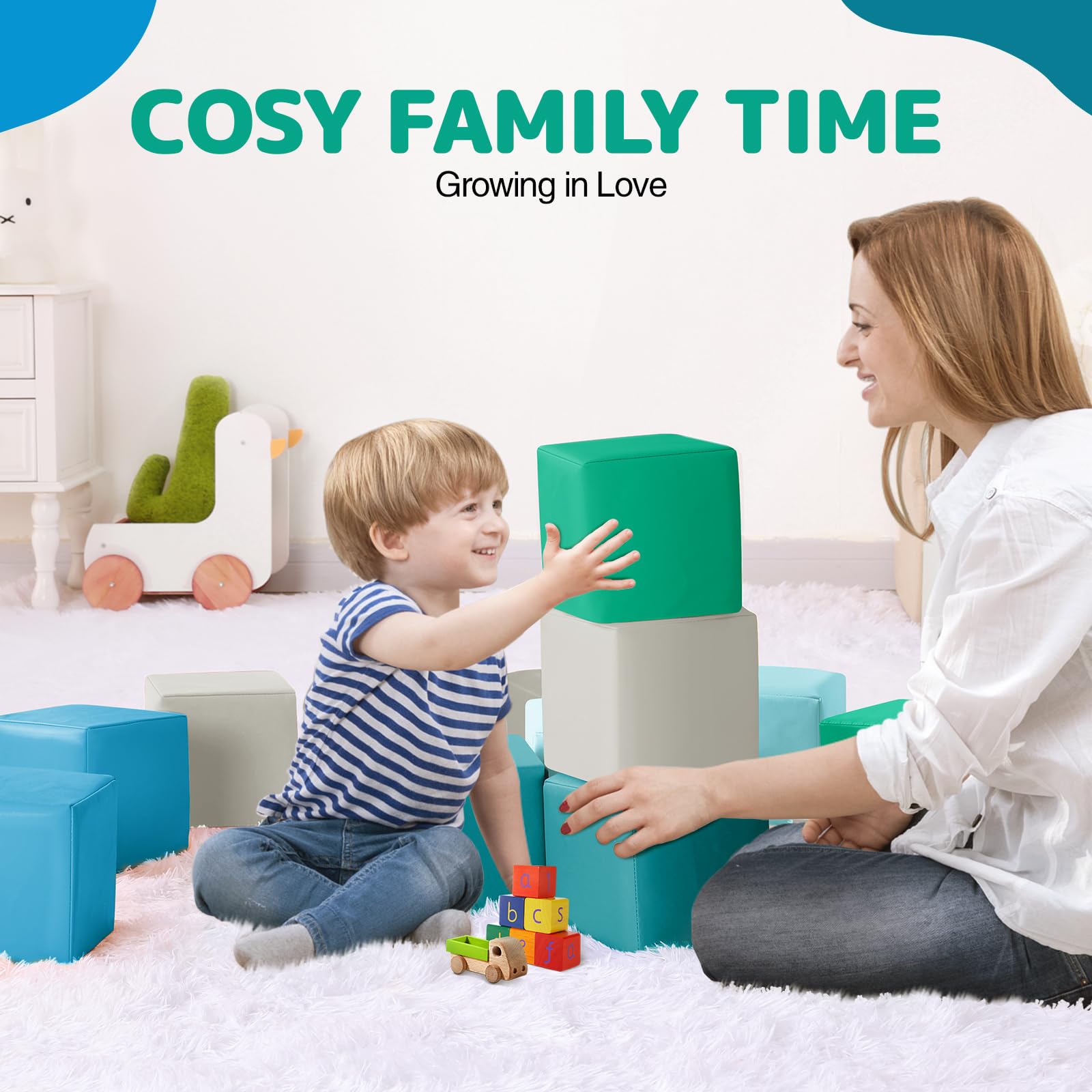 Hoohtoot indoor playset encourages safe, mess-friendly exploration.