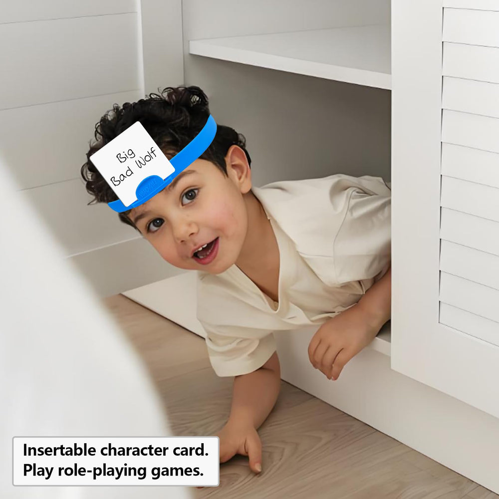 HOOJOJO educational letter activity with headbands in classroom