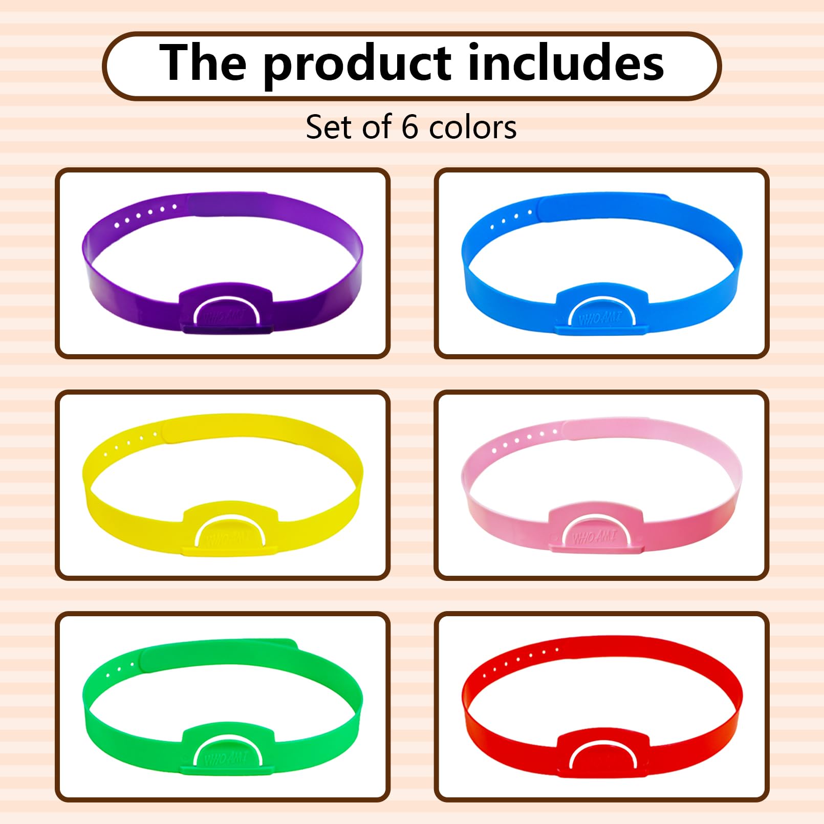 HOOJOJO headbands hold forehead cards for a lively guessing game