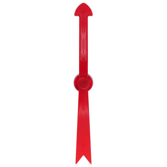 HOOJOJO large arrow spinner 11.8 in red with suction cup ideal for classroom activities
