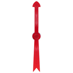 HOOJOJO large arrow spinner 11.8 in red with suction cup ideal for classroom activities