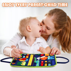 Hooku Busy Board gift-ready packaging for birthdays and baby showers