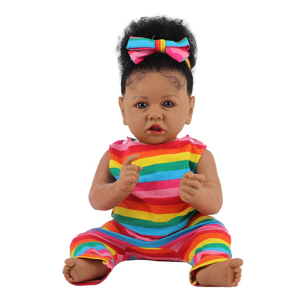 HOOMAI lifelike reborn doll face with detailed features for imaginative play