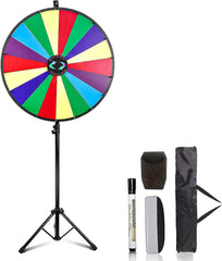 Hooomyai 30-inch prize wheel with adjustable height and engaging spin.