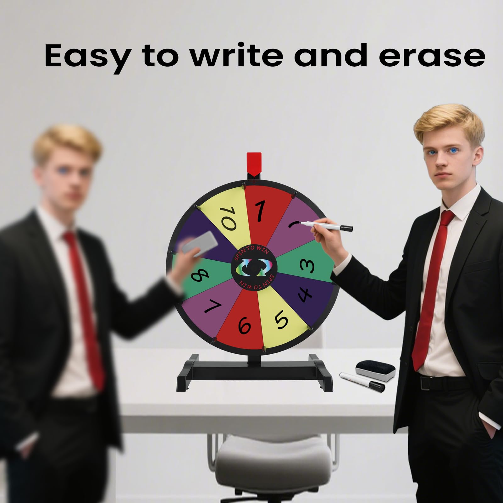 Hooomyai prize wheel detachable design for easy transport