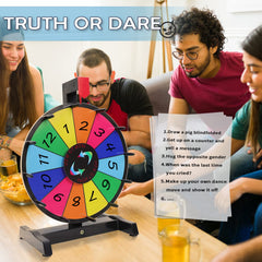 Hooomyai portable prize wheel design ready for classrooms and events.