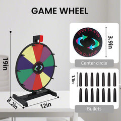 Hooomyai prize wheel red pointer adds dramatic spinning moments