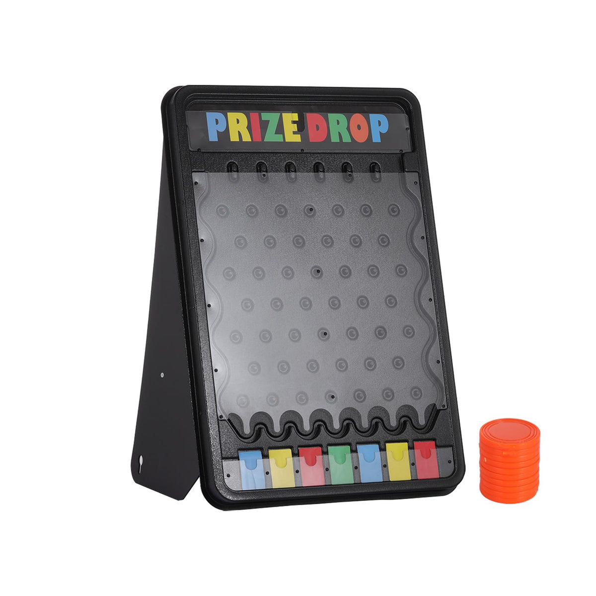 Hooomyai tabletop prize drop board in compact tabletop setup for quick demos
