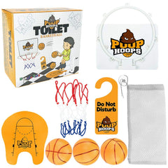 Hoopla Toys Poop Hoops ball bag keeps balls handy during play.