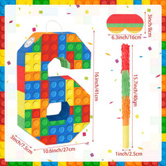 Hooqict blocks pinata with pinata stick in an action-filled game scenario.