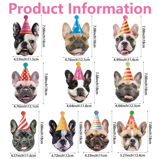 Hooqict puppy party banner with dog faces adds color to dessert tables and photos