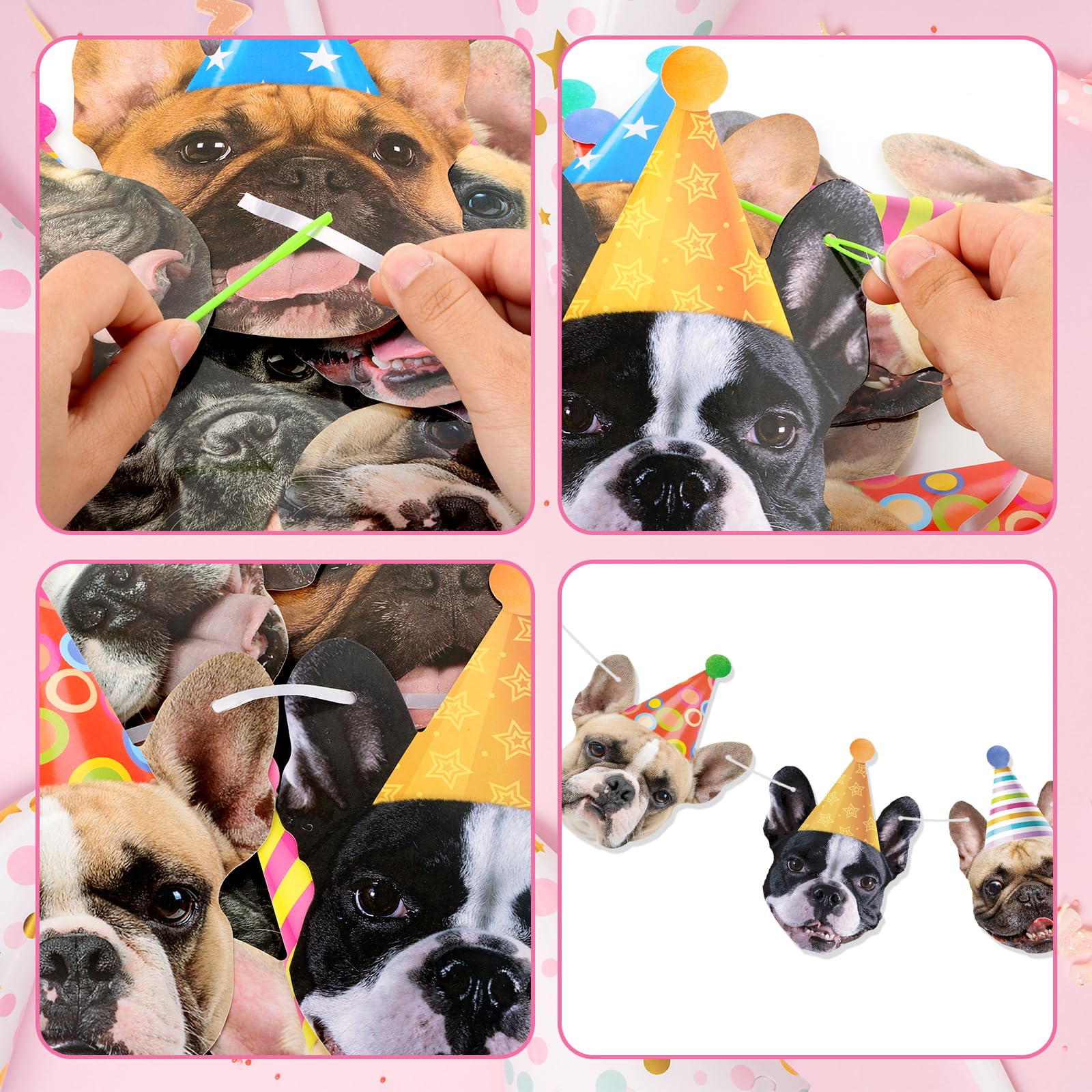 Hooqict puppy party decor brightens living rooms and party spaces