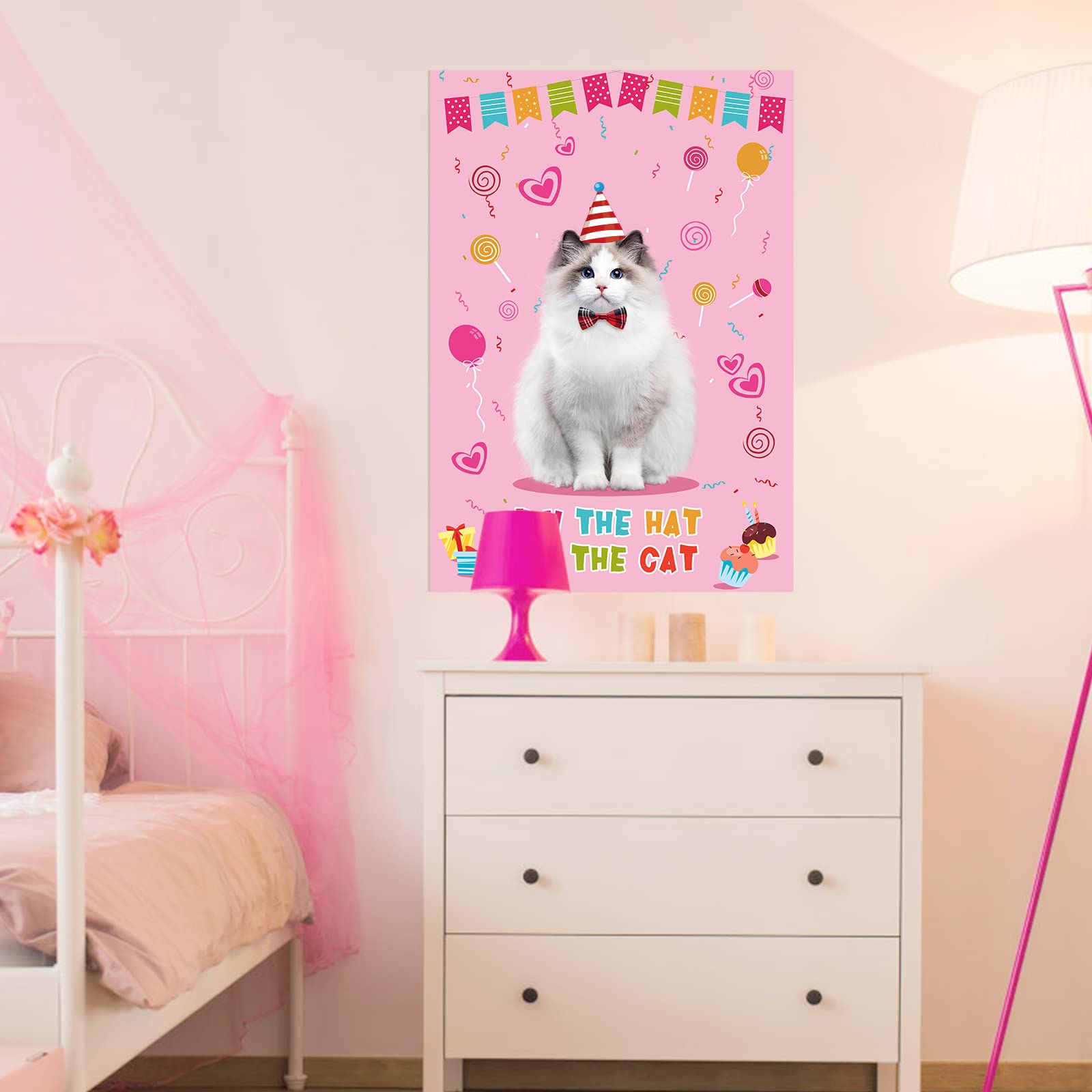 Hooqict durable coated paper poster withstands active party use.