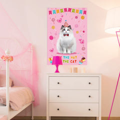 Hooqict durable coated paper poster withstands active party use.