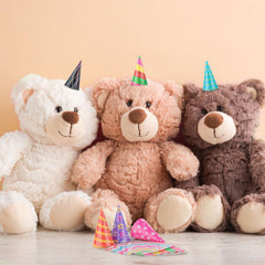 Hooqict easy-assemble hats with glue dots and elastic for quick wear