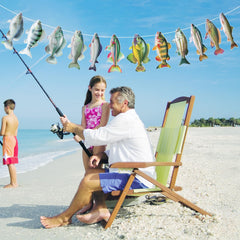 Hooqict Gone Fishing banner ideas for decorating a party space