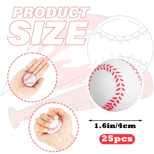 Hooqict mini foam baseball for easy squeezing and portable fun.