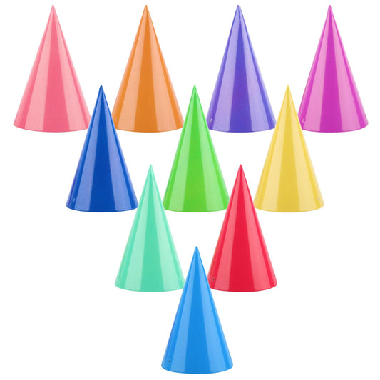 Hooqict mini party hats in assorted colors perfect for plush toys and keepsake photos.