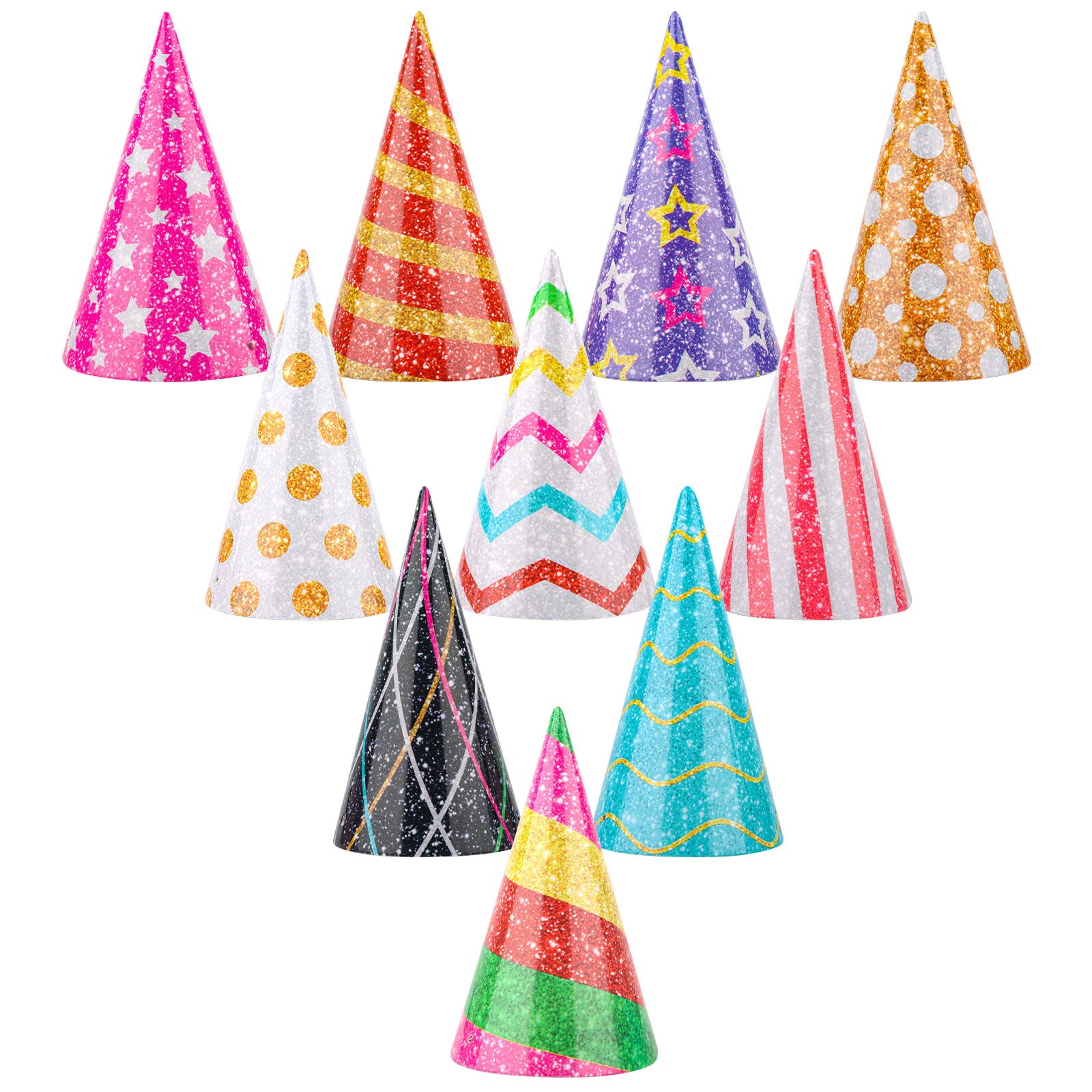 Hooqict mini party hats variety for stuffed animals at parties