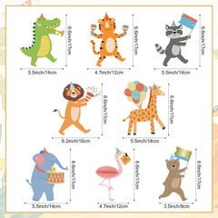 Hooqict Party Animal Banner ribbon roll allows flexible length and placement.