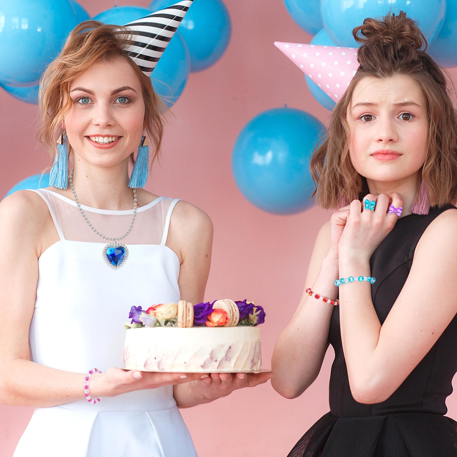 Hooqict play jewelry makes charming party favors for birthdays and holidays.