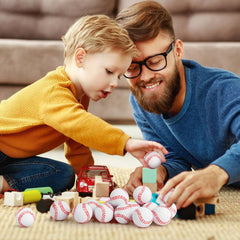 Hooqict reusable squeeze toy baseball for indoor and outdoor play.