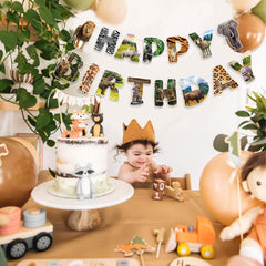 Hooqict Kid friendly banner helps create cohesive party decor