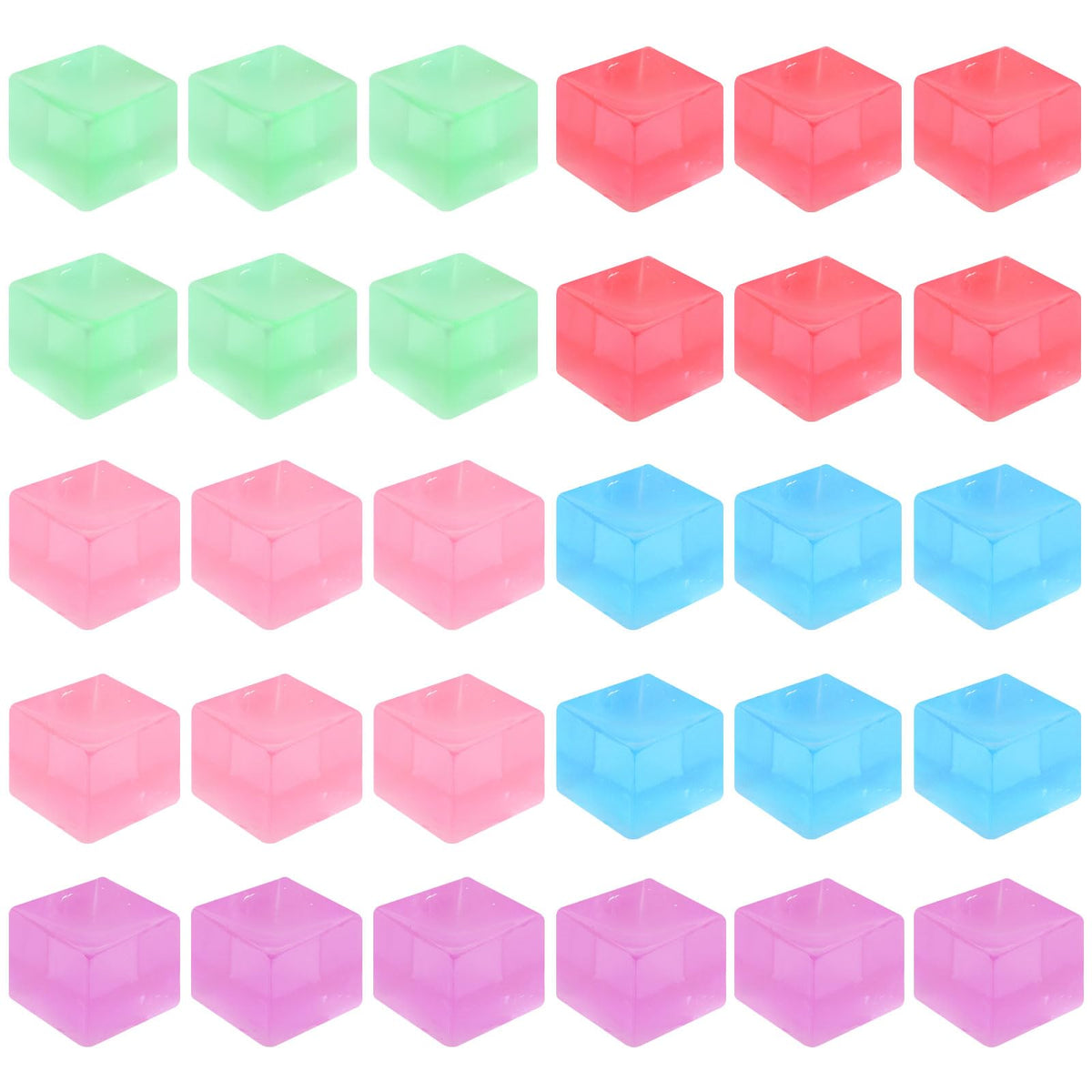 Hooqict stress cube set in 20 colors for focused work and play