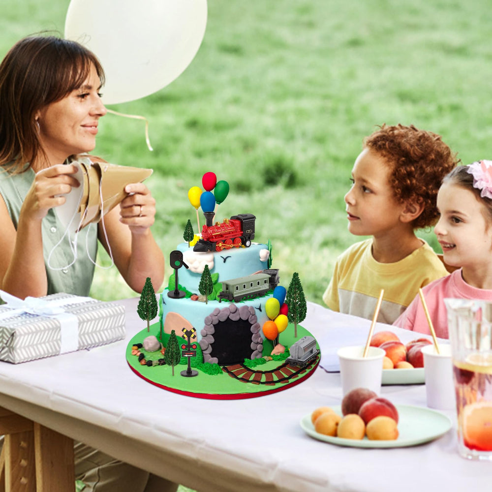 Hooqict traffic light topper brings bright accents to any party spread.