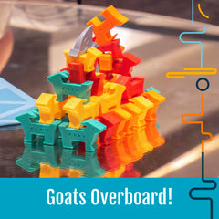Goat raft-building tokens elevate Floats McGoats strategic planning