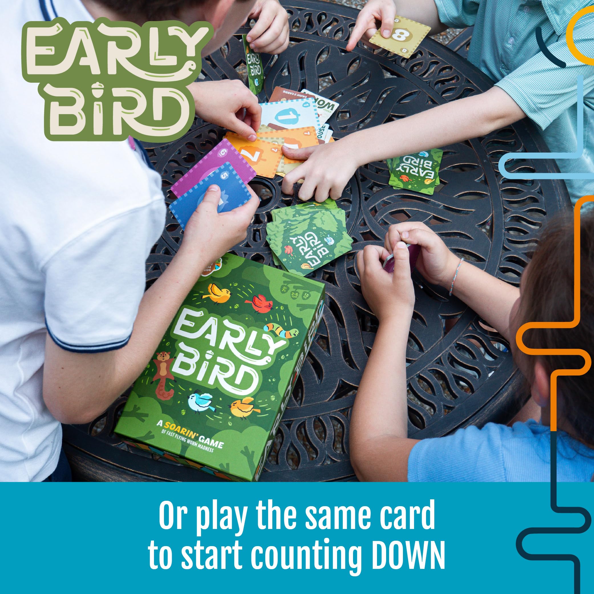 Hootenanny Games Early Bird birdhouse build card sparks quick creativity.