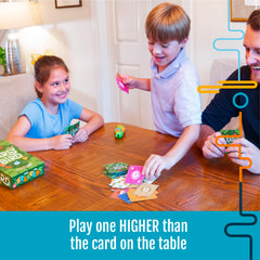 Hootenanny Games Early Bird fast-paced play keeps everyone moving.