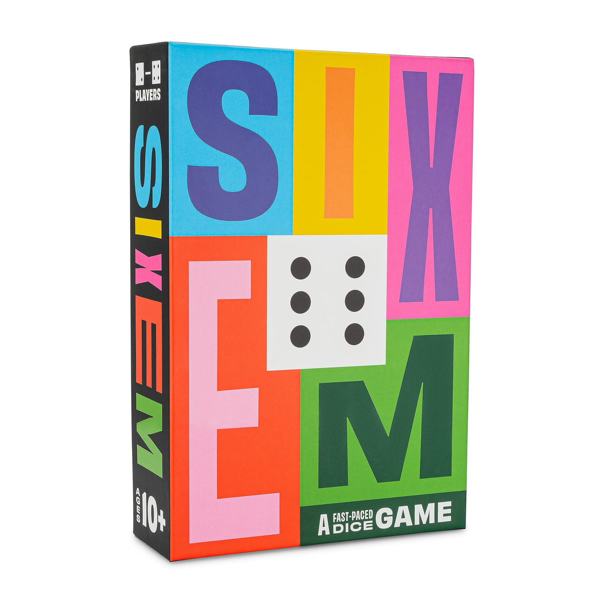 Hootenanny Games Sixem dice: vibrant colors for fast-paced play