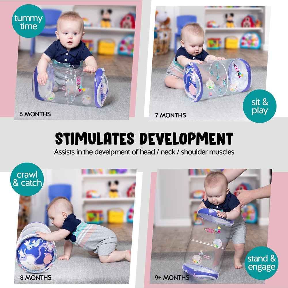 Hoovy durable-pvc material ensures safe play on floors and outdoors.