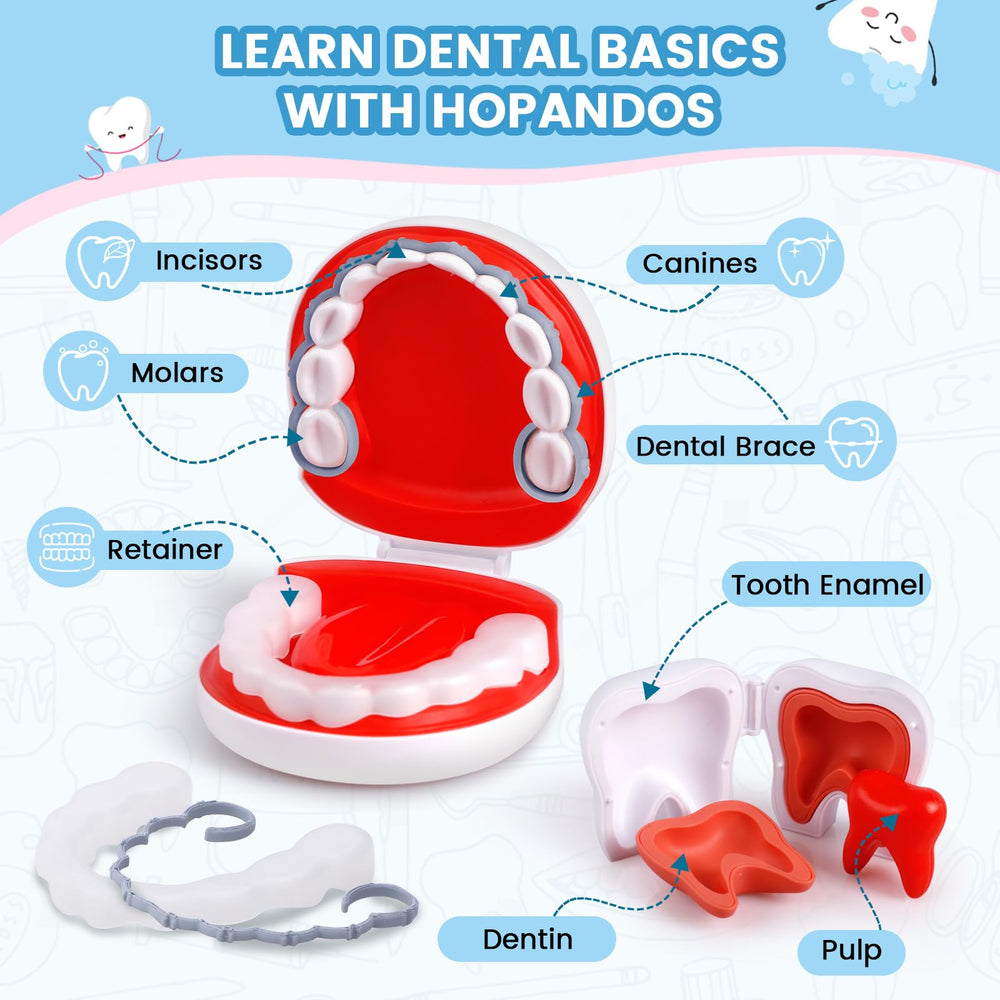 HOPANDOS dental mirror for patient checks during pretend visits.