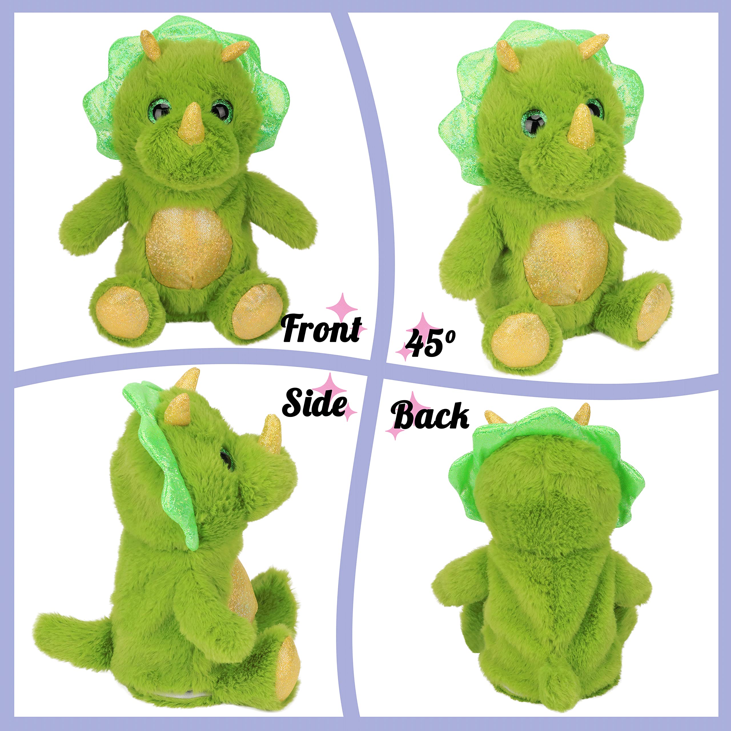Hopearl 8-inch dinosaur toy designed for portable play