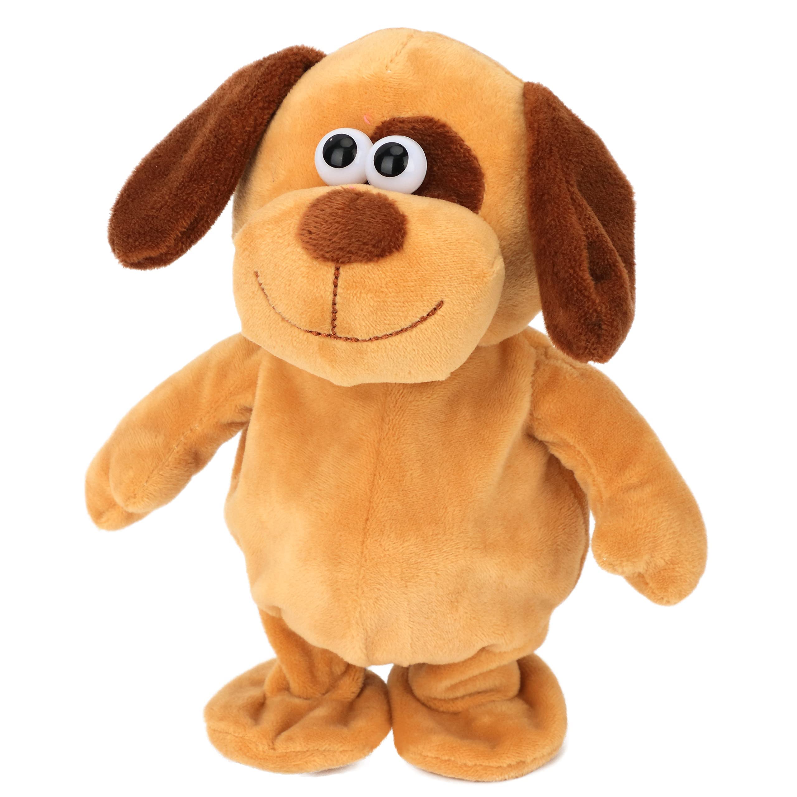 Hopearl battery-powered-dog operates with AAA batteries for on-the-go play.