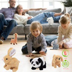 Hopearl battery-operated bunny toy uses a simple ON switch.