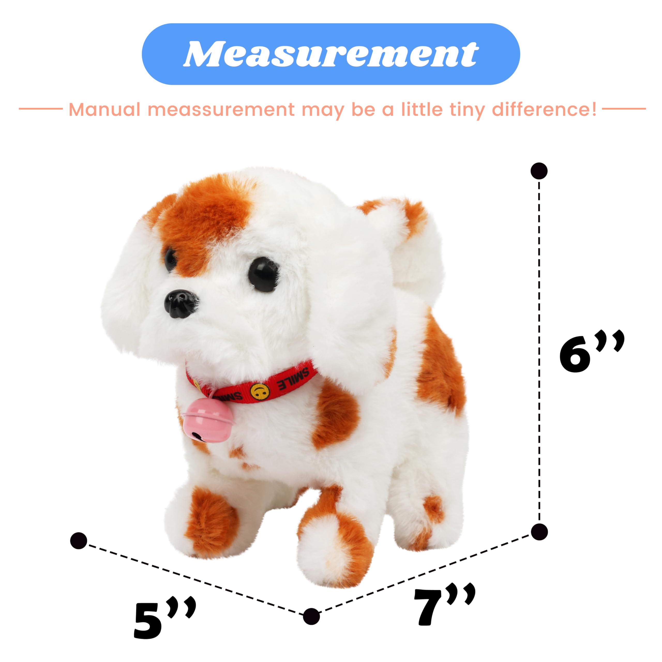 Hopearl dog head nod motion boosts imaginative storytelling during playtime.