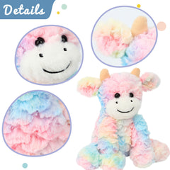 Hopearl floppy cow plush supports imaginative play and story time
