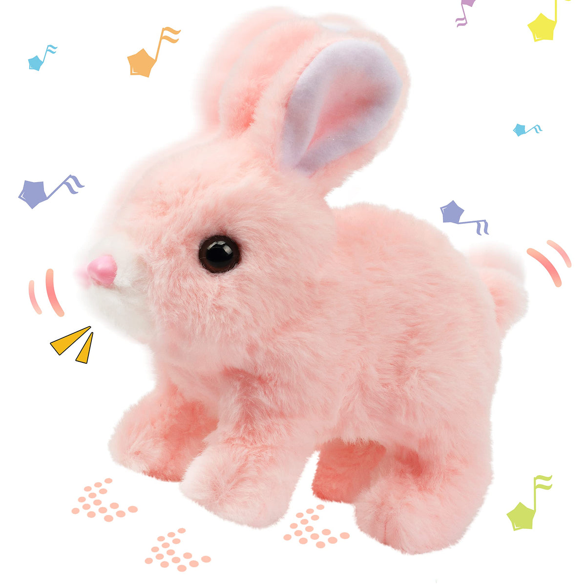 Hopearl hopping rabbit toy shows motion and playful energy for imaginative play