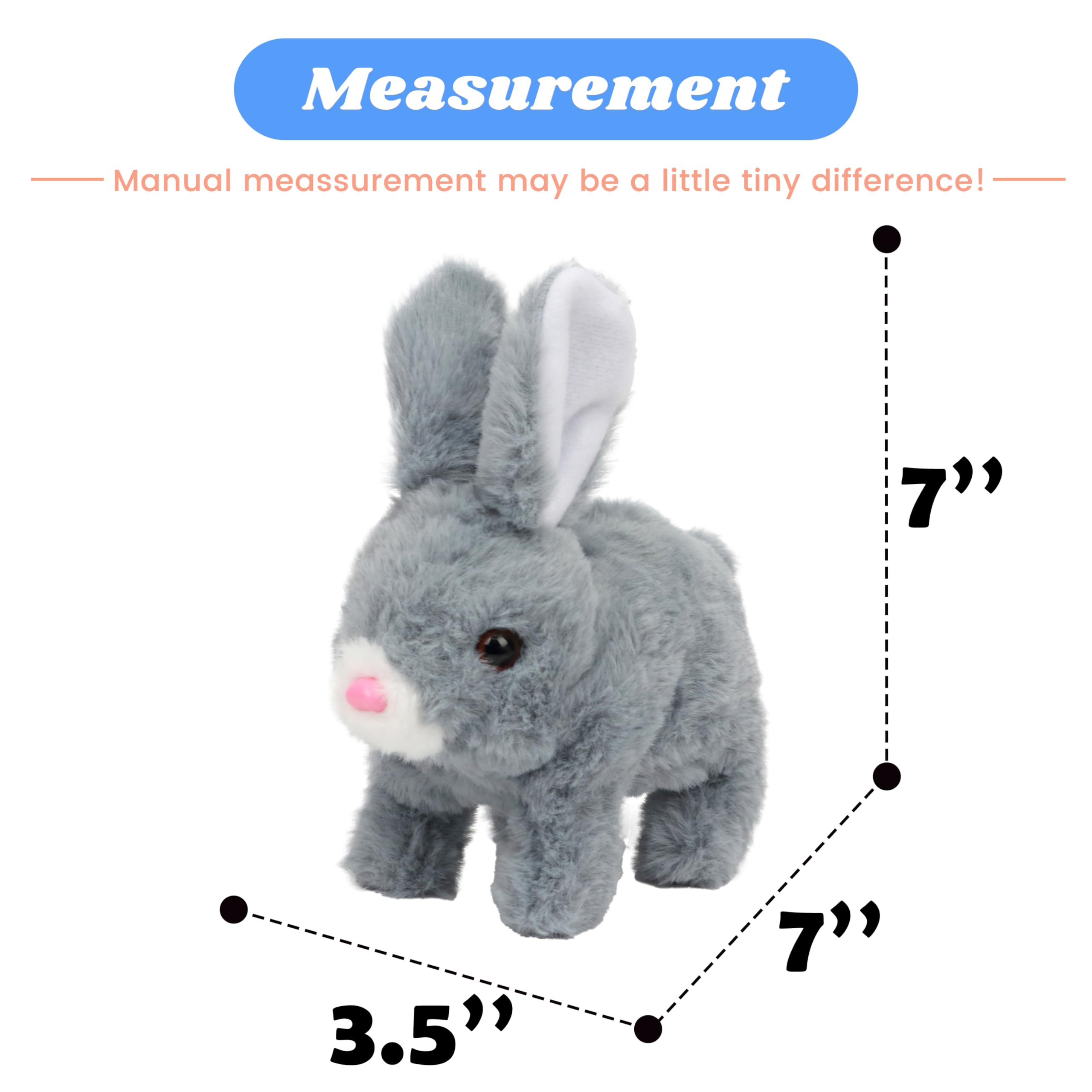 Hopearl Hopping Rabbit ears action conveying lively movement for toddlers
