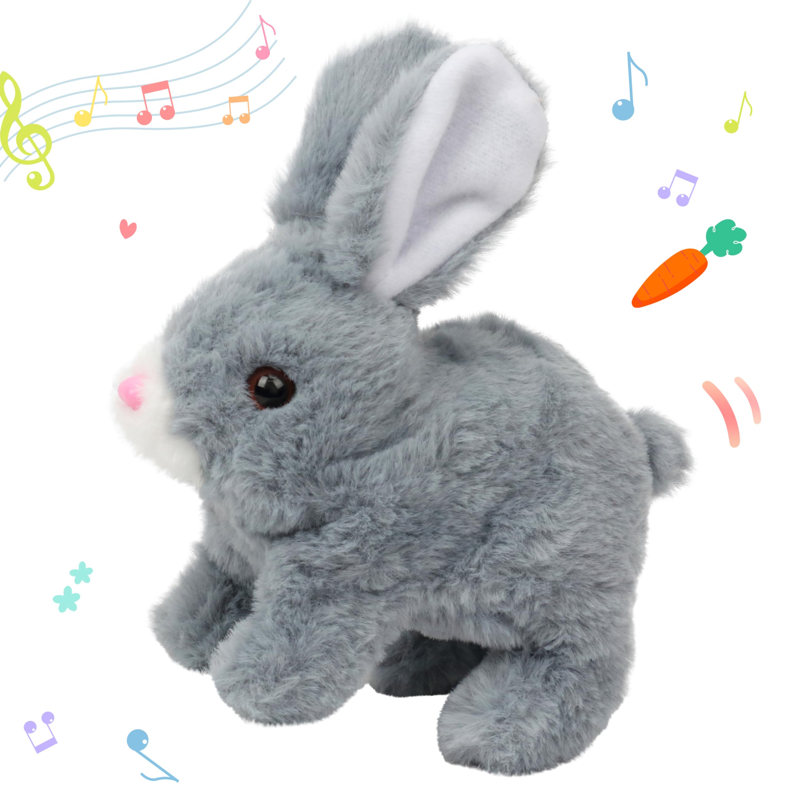 Hopearl Hopping Rabbit front view showcasing interactive hopping play for kids