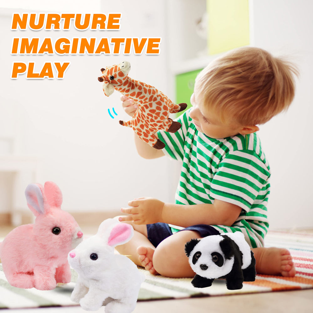 Hopearl Hopping Rabbit sounds enrich pretend play and storytelling.