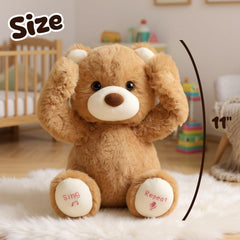 Hopearl Peek A Boo Bear singing motion fosters music-loving, engaged play.