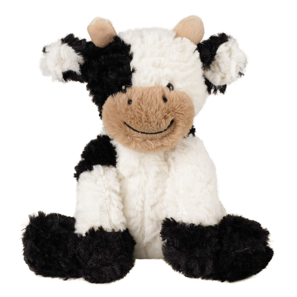Hopearl plush cow toy front view for cozy play and gentle hugs.