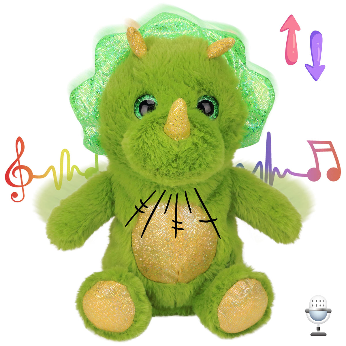 Hopearl Talking Dinosaur repeat feature for playful language play