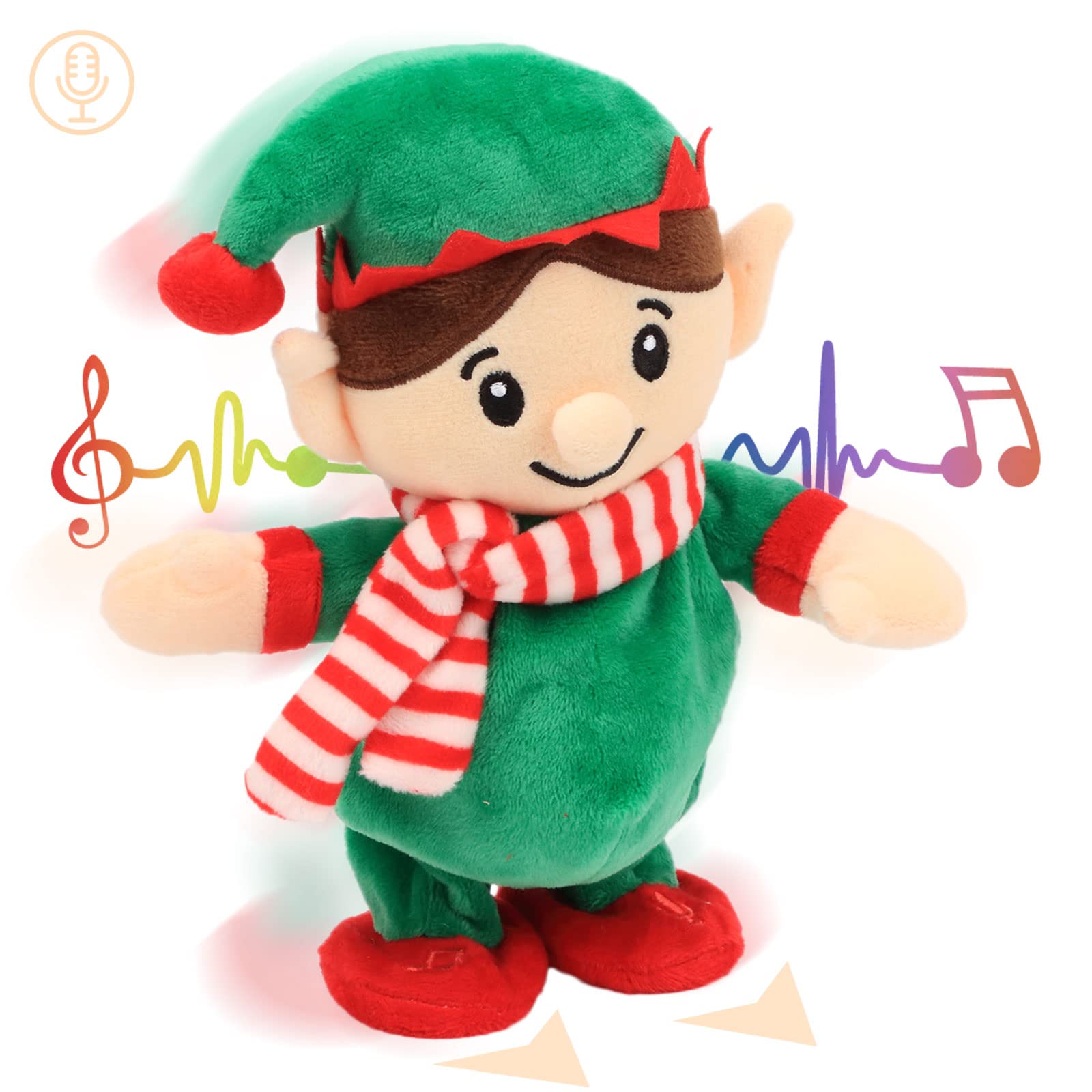 Hopearl Talking Singing Elf walking for interactive playtime