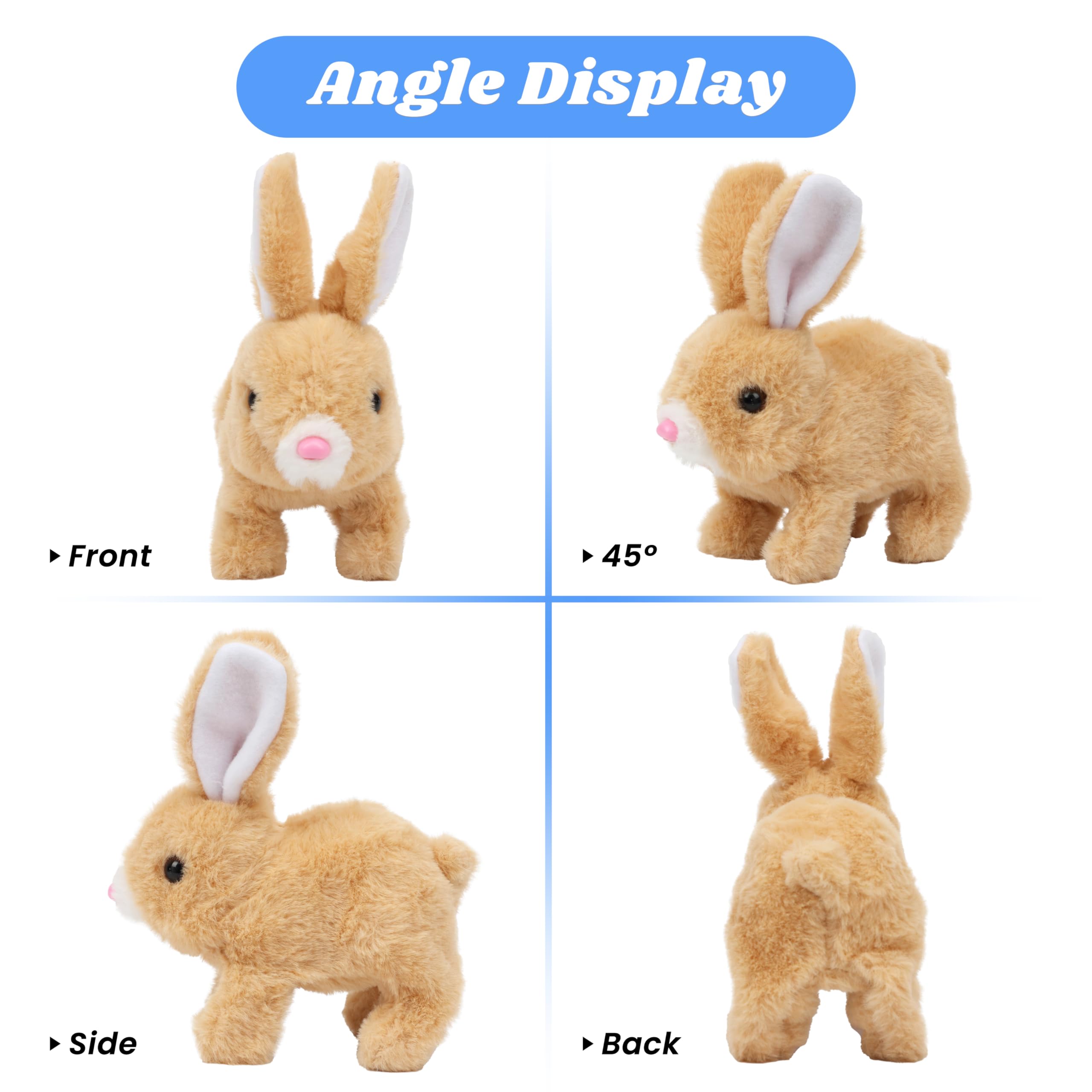Hopearl twitch-nose bunny adds realistic reactions to spark curiosity.