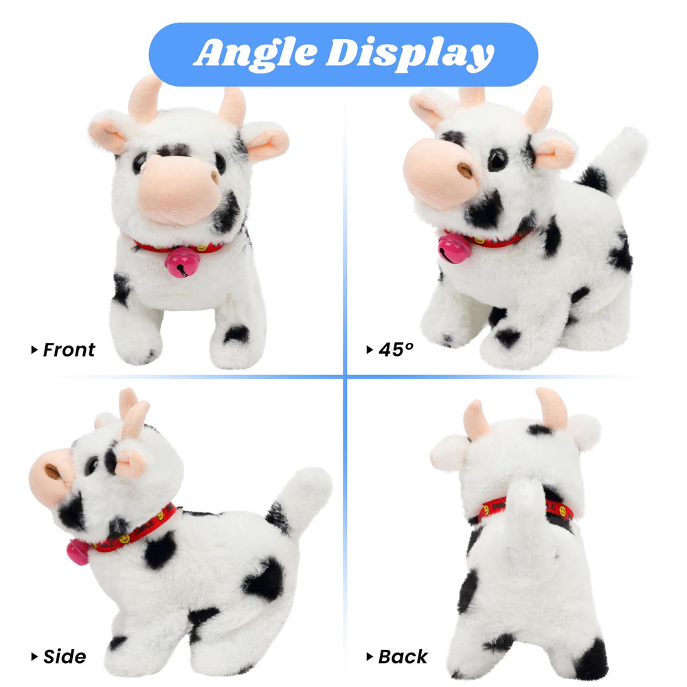 Hopearl Walking Cow head nod motion enhances imagination during play.